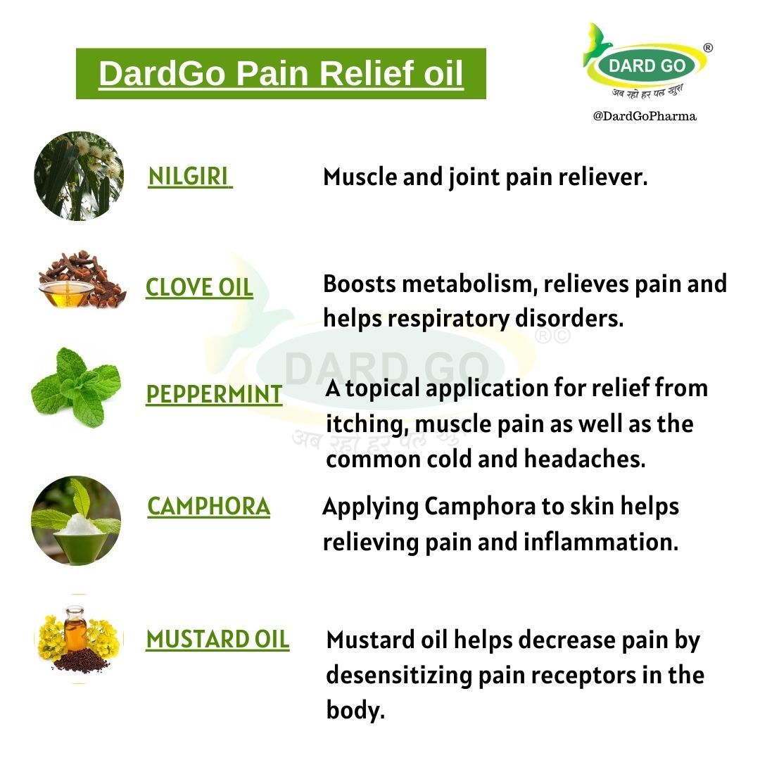 Ayurvedic Pain Relief Oil 200 Ml Age Group: Adult