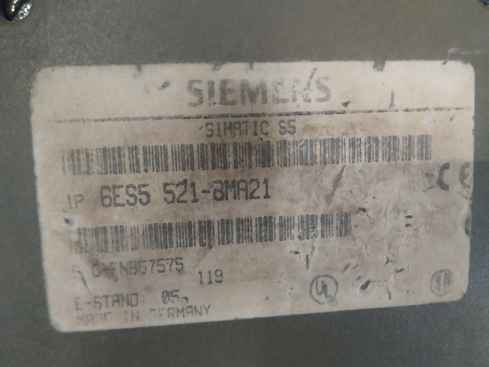 Siemens Serial Interface Module 6es5 521-8ma21