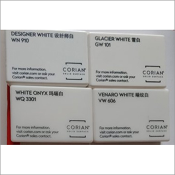 Dupont Countertop Corian Solid Surface - Various Sizes, White Color, Thickness Options in Millimeter (mm) | Ideal for Commercial Use