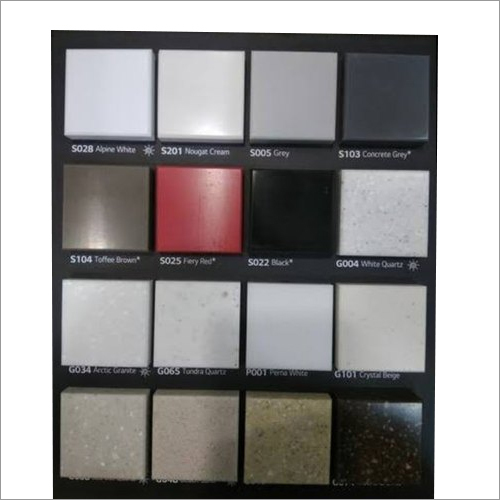 Available In Different Color Lg Hi Macs Solid Corian Surface