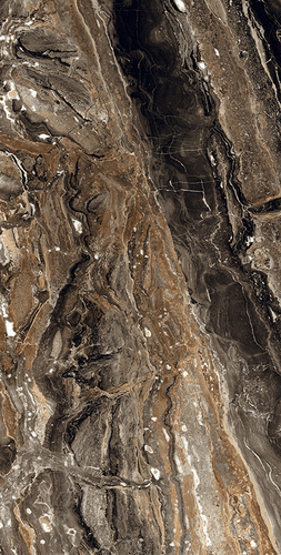 कार्कस ब्लैक 600X1200Mm हाई ग्लॉस पोर्सिलेन टाइल्स नमी की मात्रा: नहीं