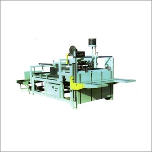 Industrial Flap Pasting Machine - Steel, 5X3X2 M | Cost Effective, Durable Design, Easy Operation, Fast Pasting, 100 Boxes/Min, 3Kw Power, 1 Year Warranty