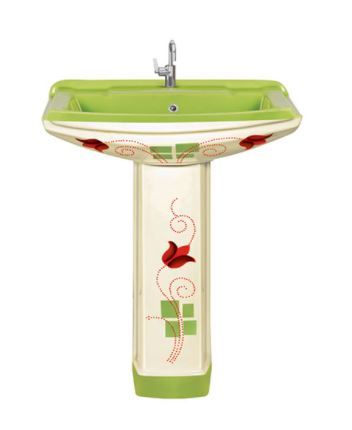Any Color Sophia Vitrosa Pedestal Wash Basin