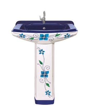 Any Color Sophia Vitrosa Pedestal Wash Basin