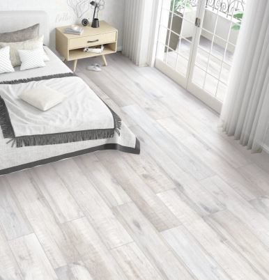 200 X 1200 Wood Floor Tiles - Ceramic, 200 Mm X 1200 Mm, Beige, Grays, Multi Color | Non-slip, Acid-resistant, Gloss, Textured Finish