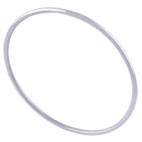 Plain 925 Sterling Solid Silver Bangle Diameter: Length: 2 Mm X Thickness: 2 Mm Millimeter (Mm)