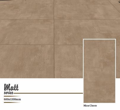 Ceramic Floor Tiles - 600 Mm X 1200 Mm | Glossy, Non-slip, Acid-resistant, Heat Insulation, Multi-color Options, Textured Finish, Antibacterial, Wear-resistant