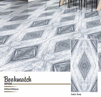 Ceramic Floor Tiles - 600 Mm X 1200 Mm | Glossy, Non-slip, Acid-resistant, Heat Insulation, Multi-color Options, Textured Finish, Antibacterial, Wear-resistant