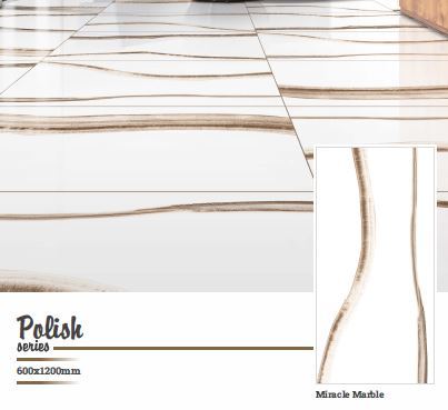 Ceramic Floor Tiles - 600 Mm X 1200 Mm | Glossy, Non-slip, Acid-resistant, Heat Insulation, Multi-color Options, Textured Finish, Antibacterial, Wear-resistant