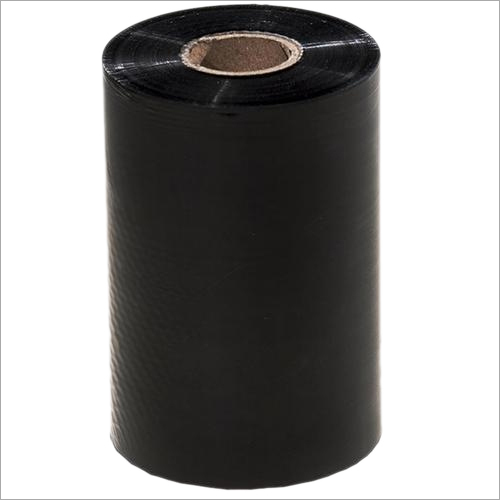 Black Thermal Transfer Ribbon - Film Paper, 110mm x 300m, Coated Finish | Round Shape, Black Color, Thermal Transfer Print Technology