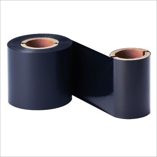 Thermal Transfer Ribbon Roll - Film Paper, 110mm x 300m, Black | Round Shape, Coated Finish, Thermal Transfer Print Technology