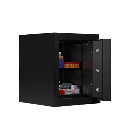 Godrej Matrix 1814 Digital Electronic Safe Locker - 23.5x19.1x20 Inches, Matte Black | Fire Resistant, Multi-level Password Protection, Shooting Bolt Mechanism, Adjustable Shelves
