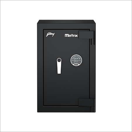 Godrej Home Safe Matrix Locker - 74.8x48.6x51 cm, Black | Fire & Tool Resistant Design, Multi-Level Digital Lock, Adjustable Shelves