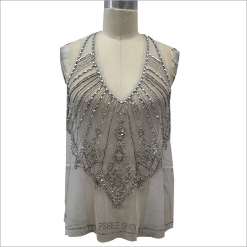 Ladies Sequin Beaded Tops