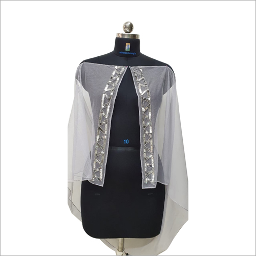 Washable Ladies Designer Beaded Wrap Cape