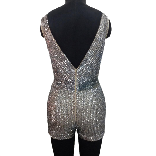 All Season Sequin Beaded Romper