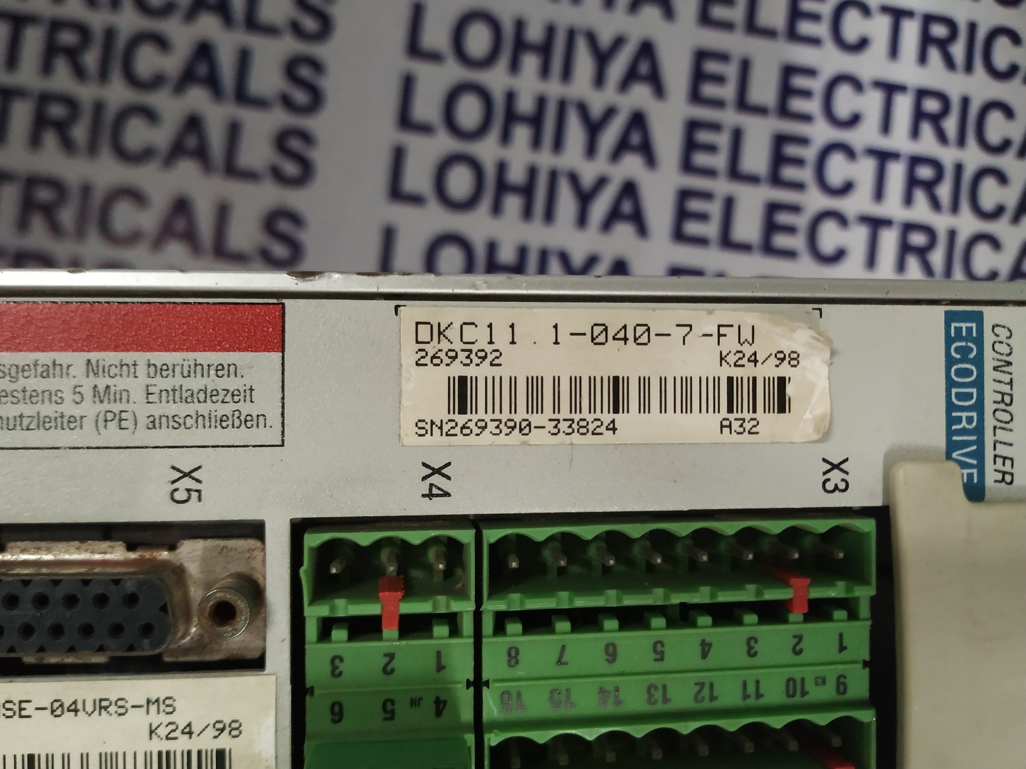 Indramat Ac Servo Controller Dkc11.1-040-7-fw