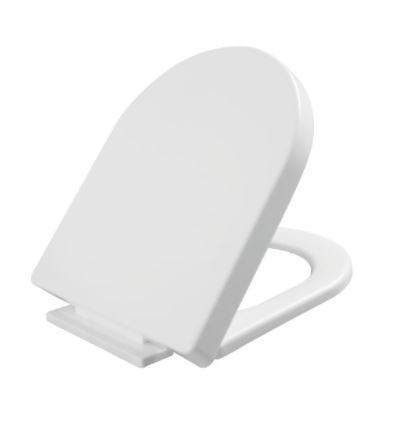 Toilet Seat Cover - Plastic, One Piece Structure | Glossy Finish, Stylish Design In Any Color