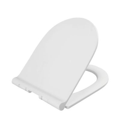 Toilet Seat Cover - Plastic, One Piece Structure | Glossy Finish, Stylish Design In Any Color