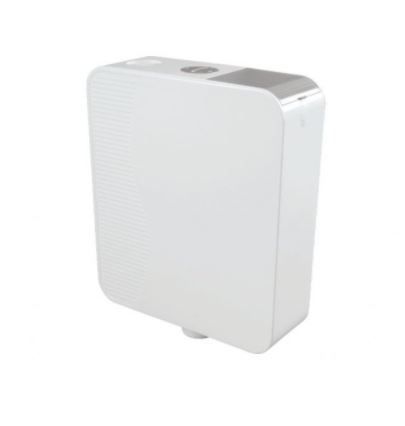 Toilet Flush Tank - Glossy Finish, Square Design | One-piece Structure, Equipped With Float And Ball Valve For Reliable Flushing
