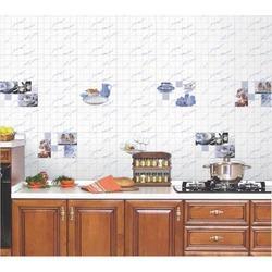 Kitchen Wall Tiles - Ceramic, 300 Mm X 600 Mm, Glossy Beige | Acid-resistant, Non-slip, Wear-resistant, Textured Finish