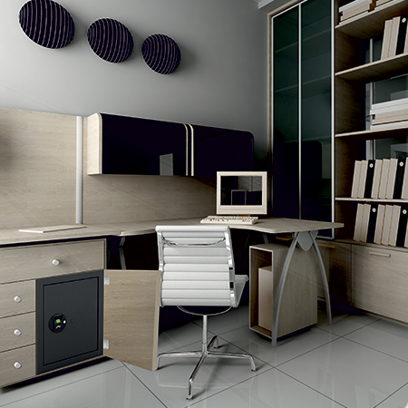 Godrej Nx 40 Litres Biometric Safe Locker Grey