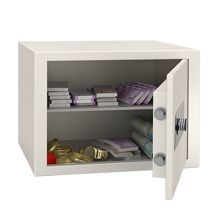 Godrej Safe 20l Ivory Home Locker Nx Key Lock