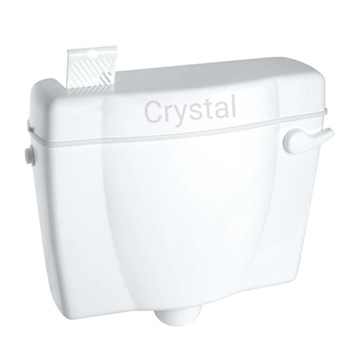 Pvc Flushing Cistern - 12 X 16 X 10 Inches, 6 Liters Capacity , Wall Mounted Design In White Color With 1 Year Warranty