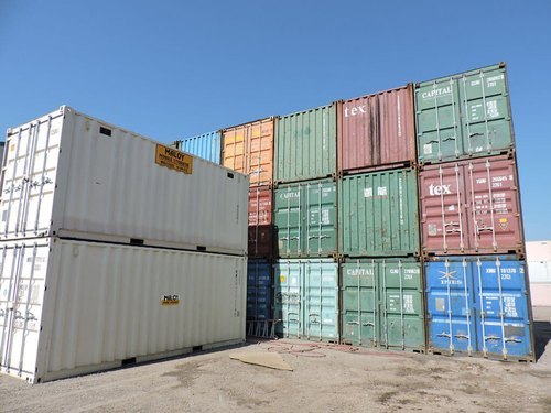 Multicolor Cargo Container