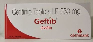 Geftib Tablet - Gefitinib 250mg | Potent Treatment For Non-Small Cell Lung Cancer, Room Temperature Storage, 2 Years Shelf Life