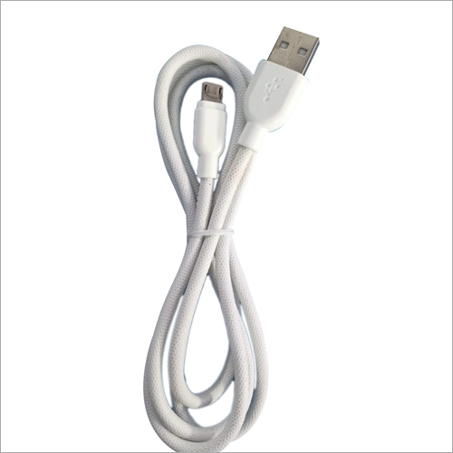 Mobile Charging Cable - Durable Electrical Wire, White Color | Precision Components for Heat and Voltage Resistance