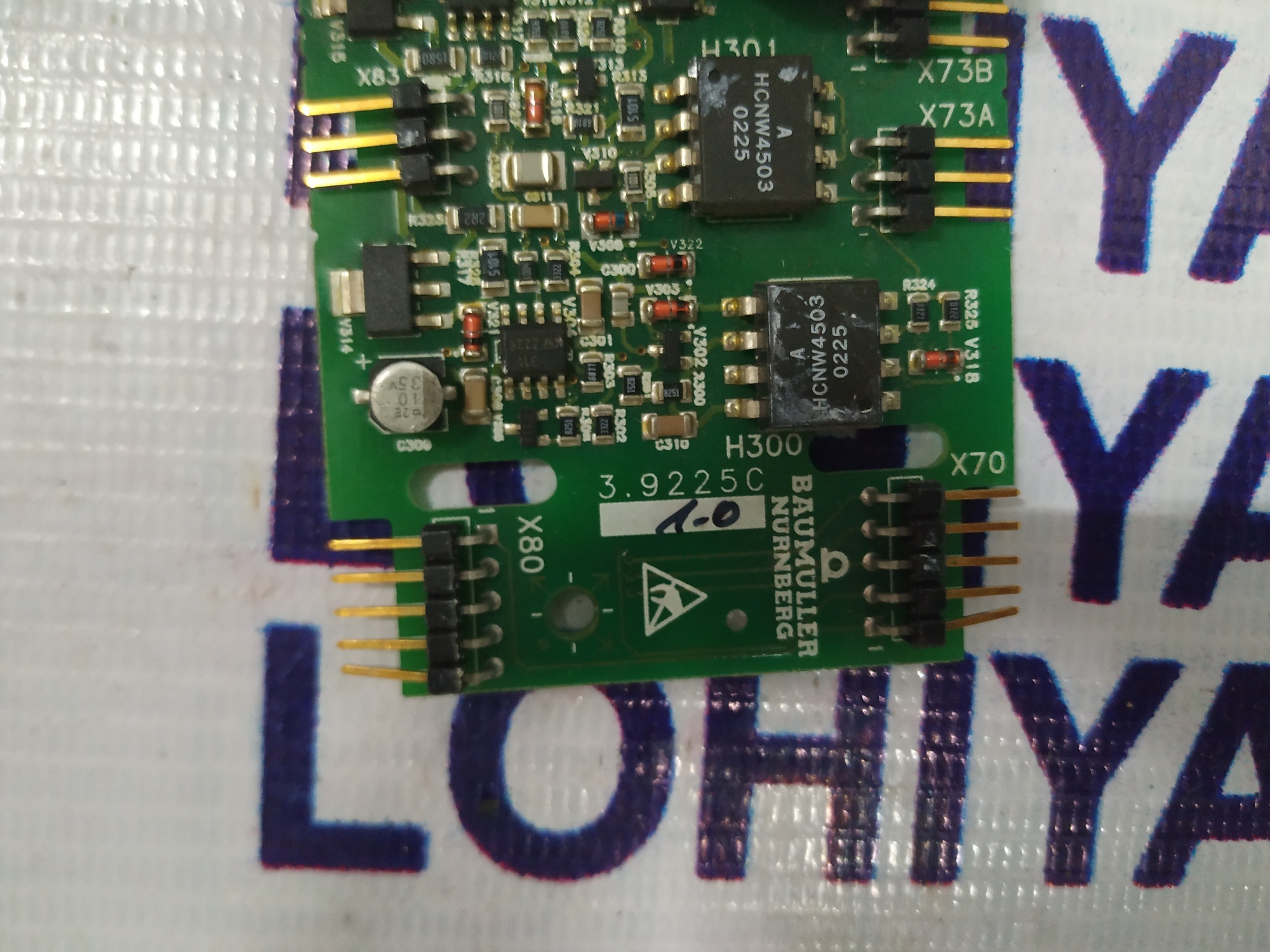 Baumuller Automation Controls Card 3.9225c