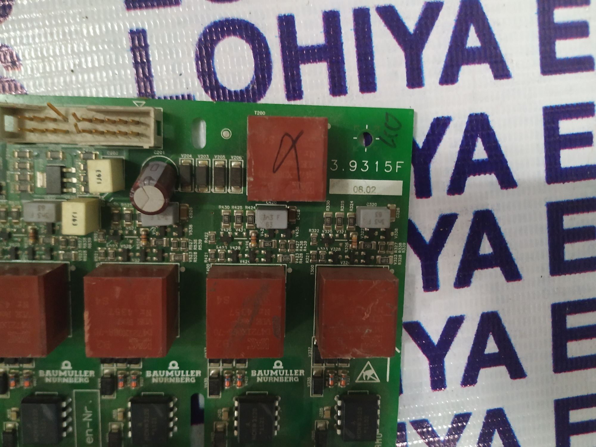 Baumuller Inverter Board 3.9315f