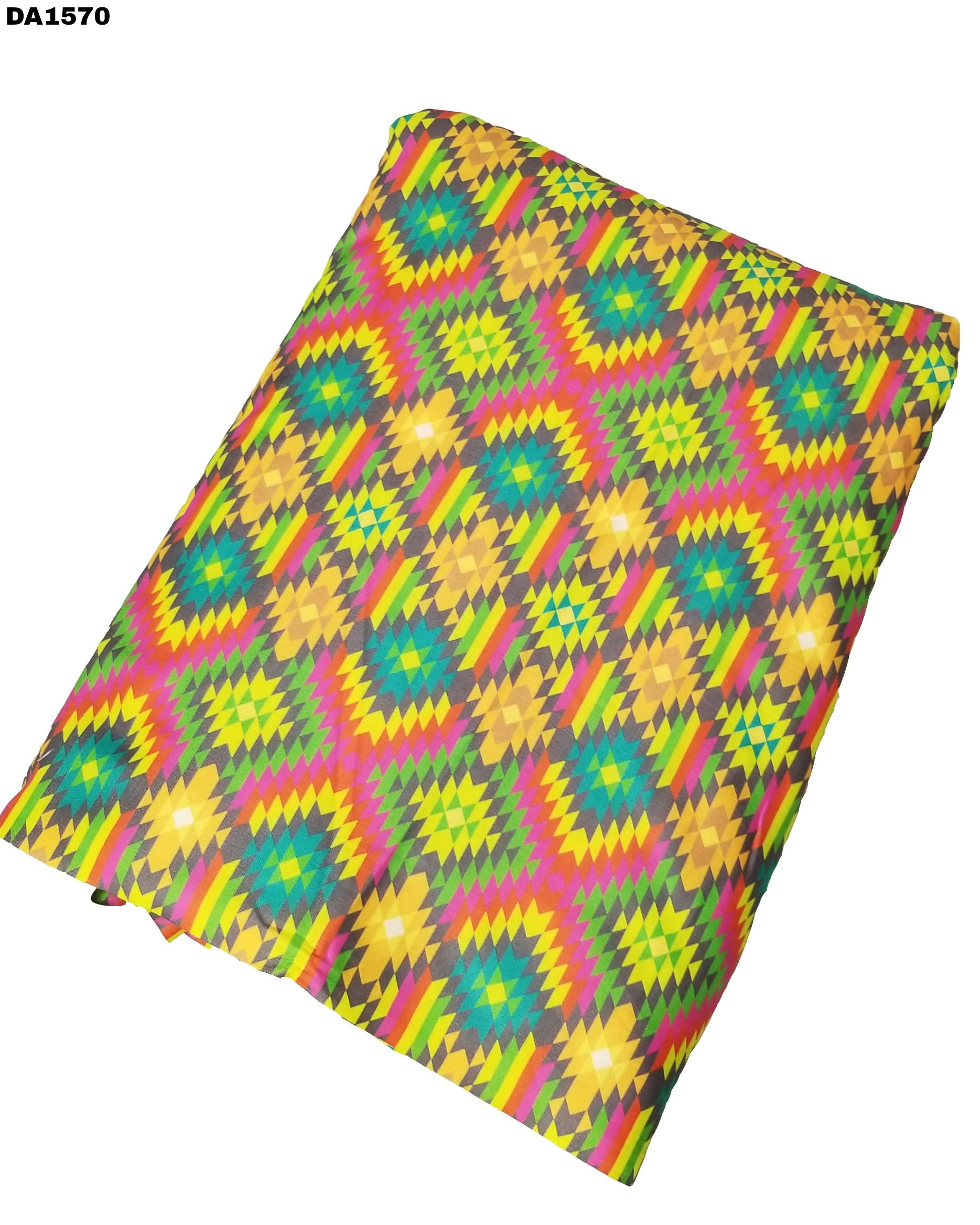 Multicolored Digital Print Galaxy Cotton Fabric - 44" Width Washable Material Printed Texture Ideal For Garment Use