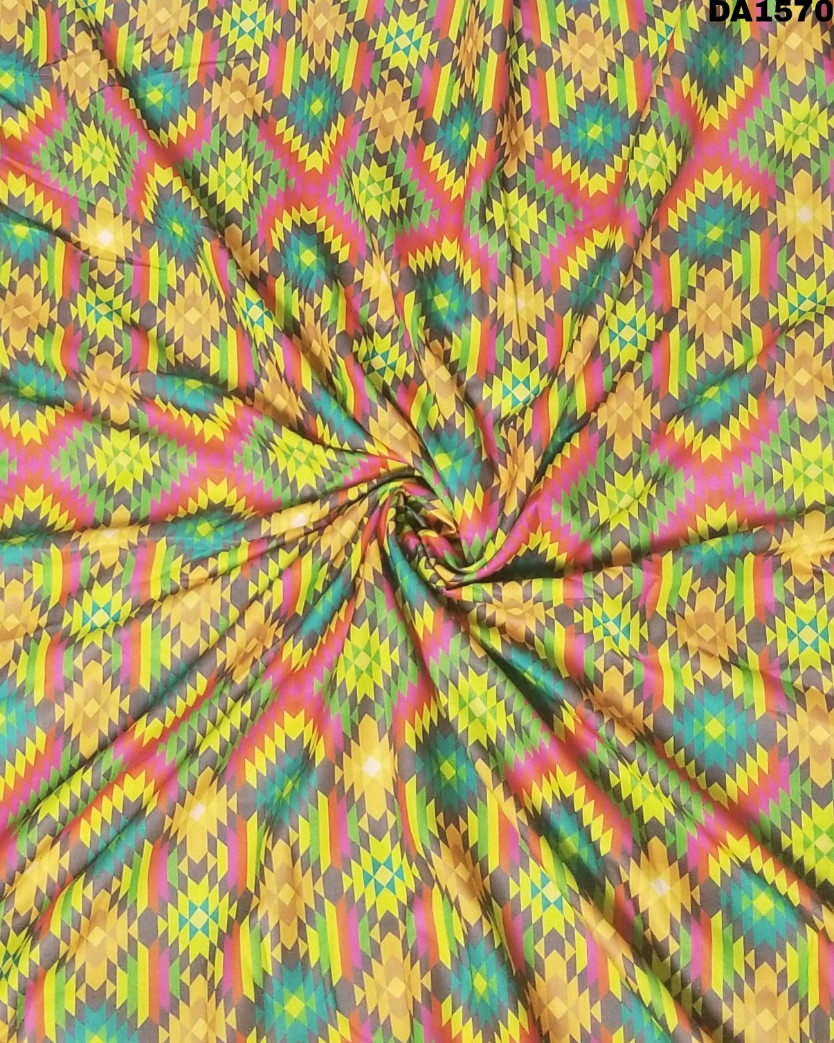 Multicolored Digital Print Galaxy Cotton Fabric - 44" Width Washable Material Printed Texture Ideal For Garment Use