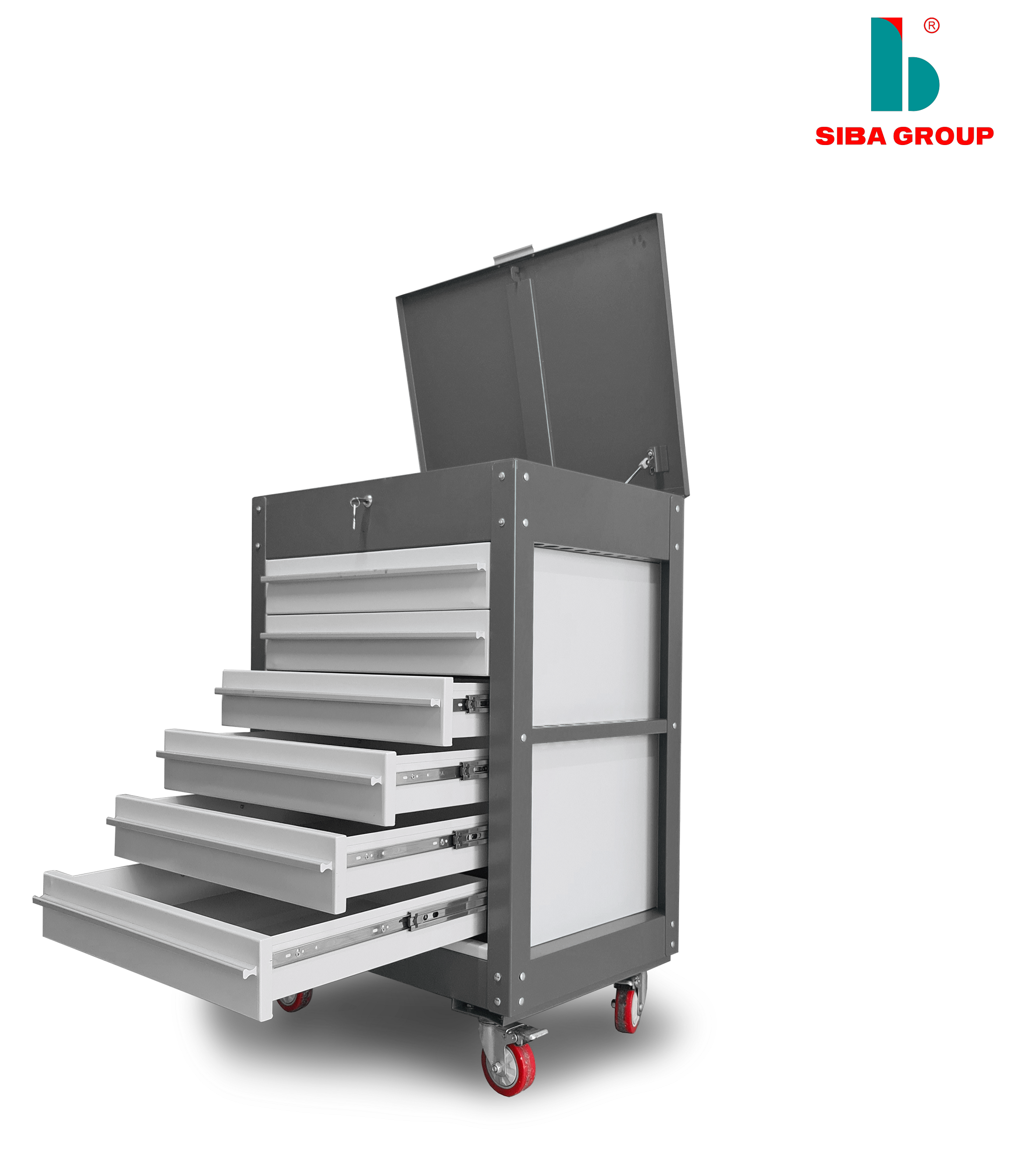 Customize Color Metal Professional Rolling Tool Cabinet Workshop Mobile Workbench With Drawer