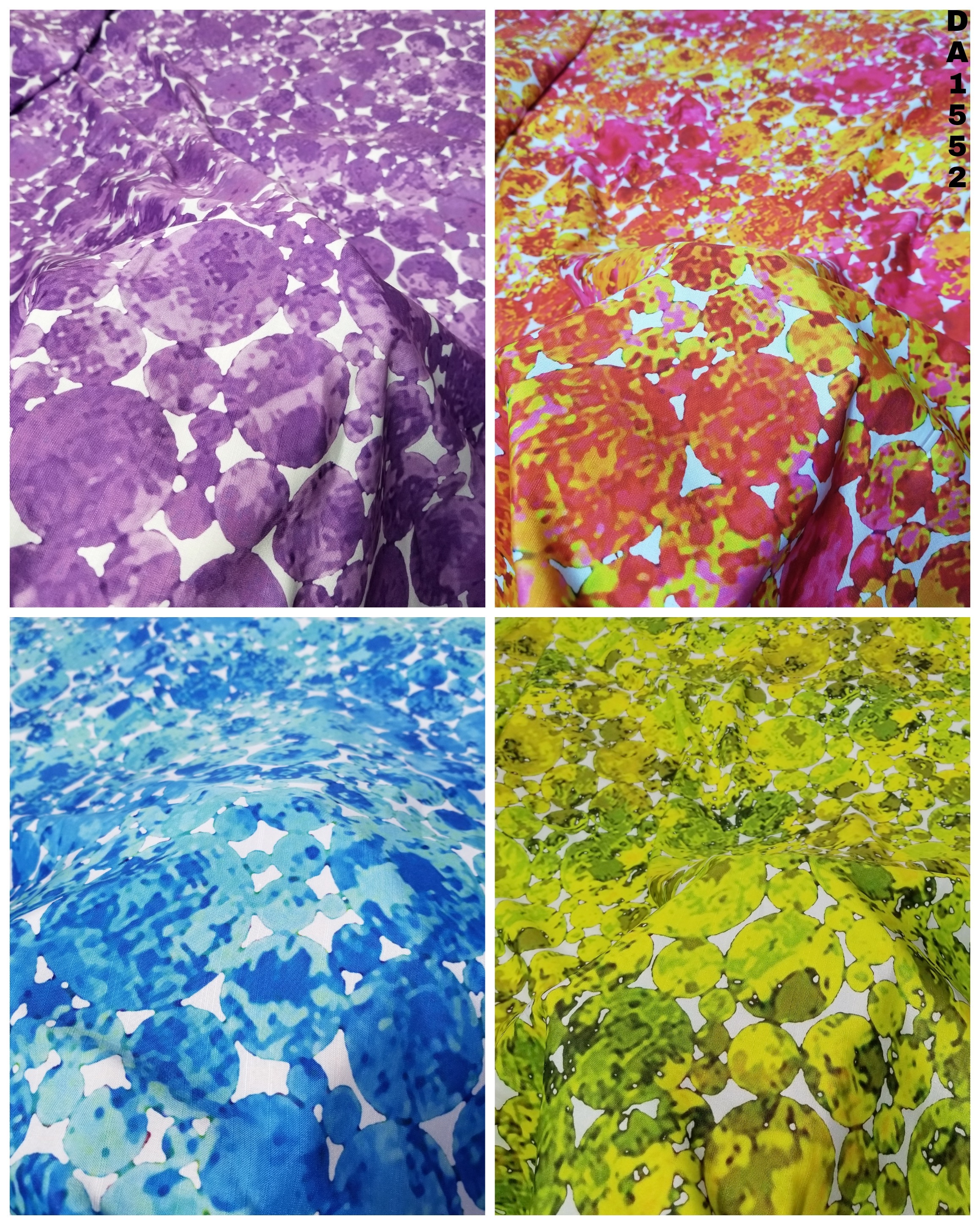 Digital Print Design On Rayon Slub Fabric - 58" Inch Width | Washable, Multi-color Options, Printed Pattern For Garment Use