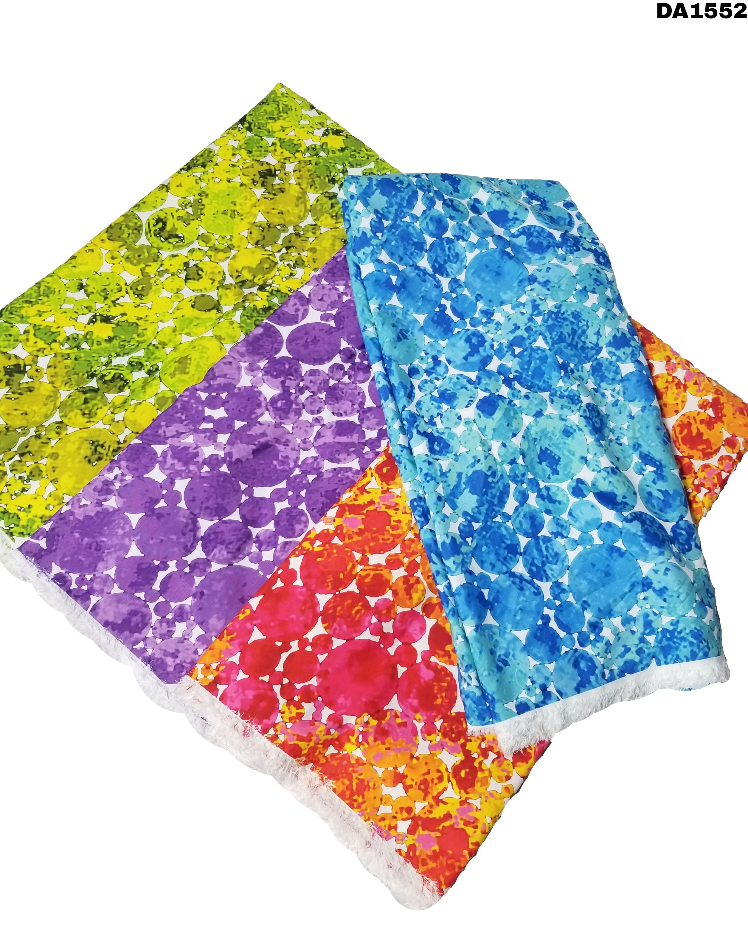 Digital Print Design On Rayon Slub Fabric - 58" Inch Width | Washable, Multi-color Options, Printed Pattern For Garment Use