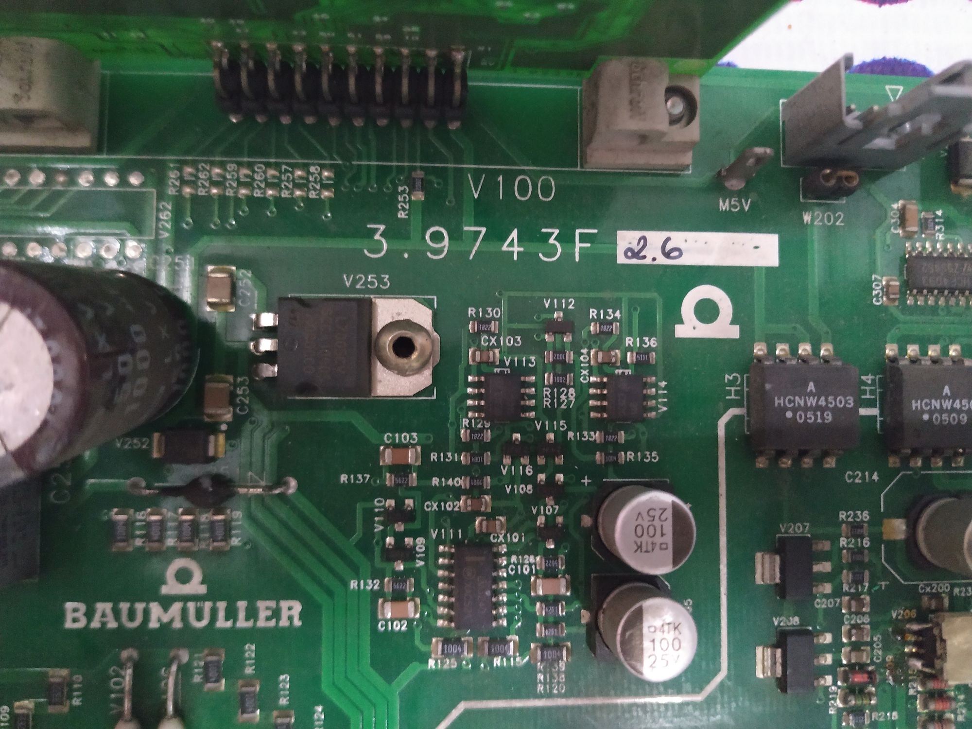 Baumuller Automation Board 3.9743f