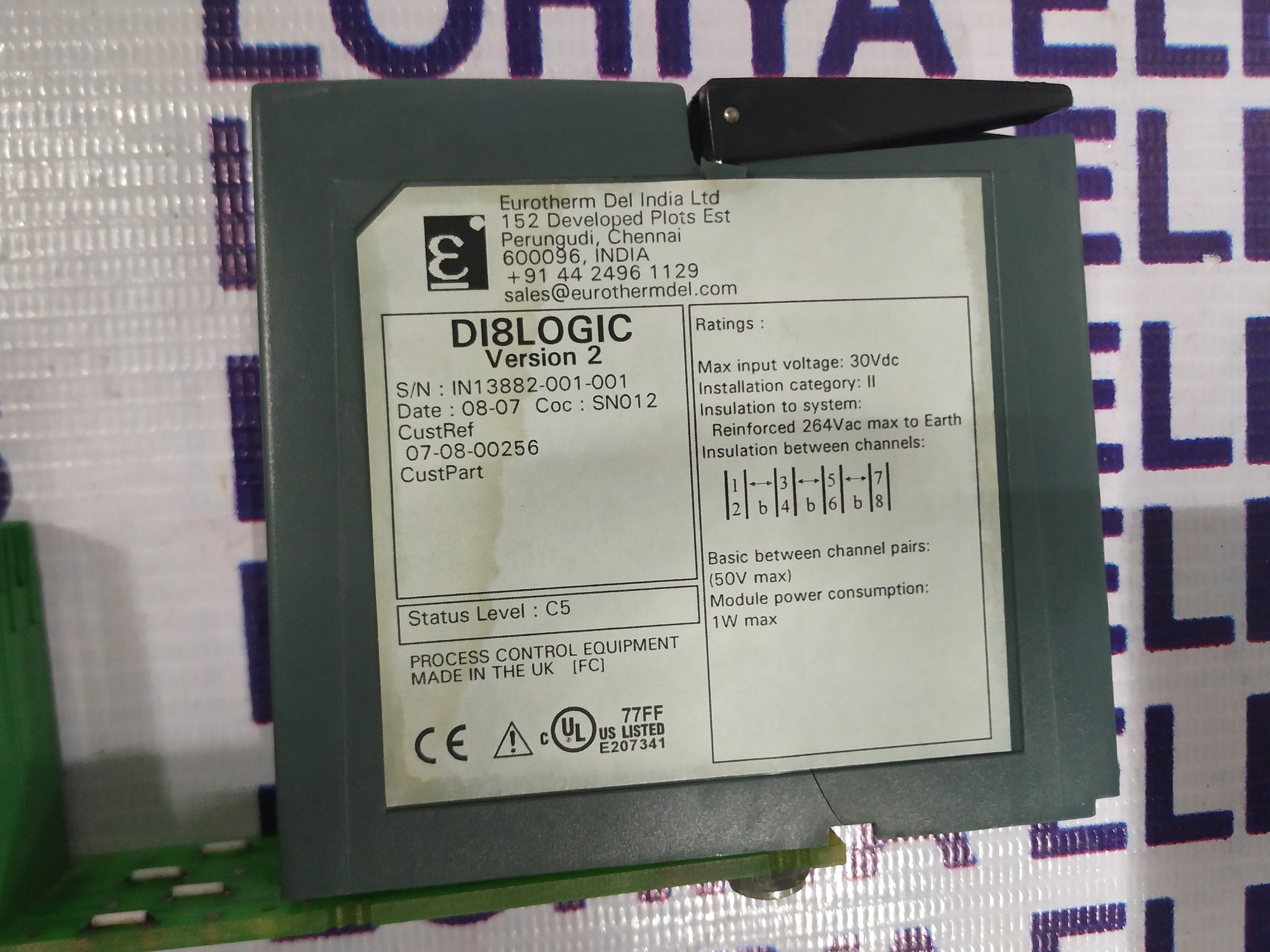 Foxboro Digital Input Module Di8