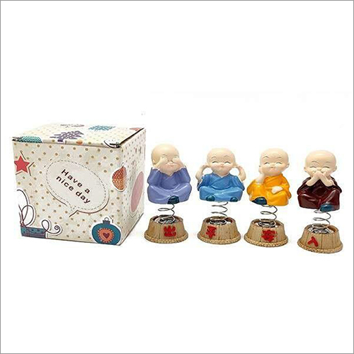 4 Pcs Spring Monk Idol Set