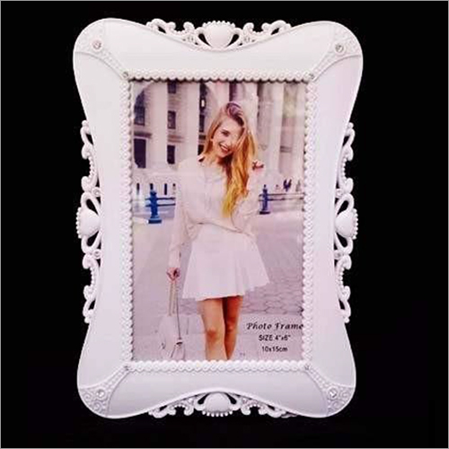 Fancy Plastic Photo Frame With Stone