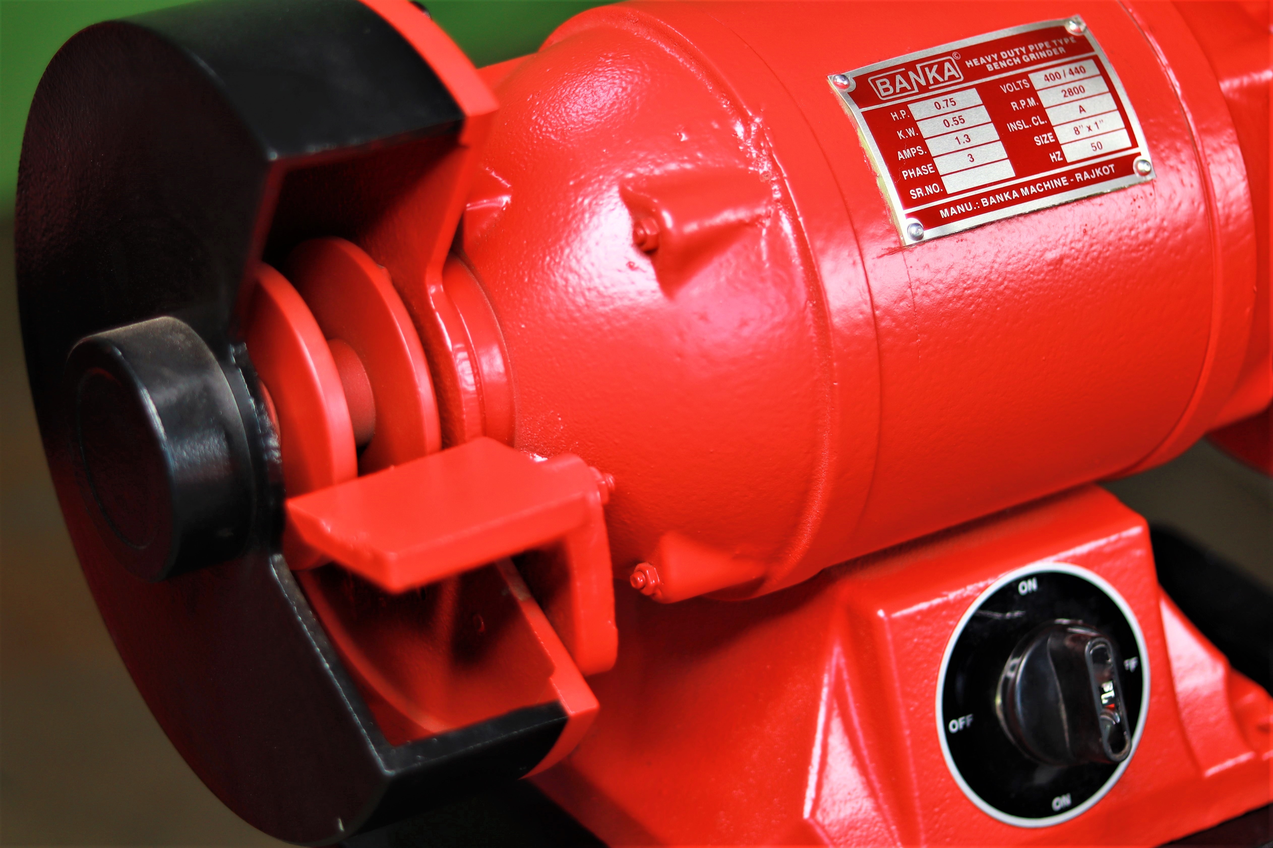 Heavy Duty Bench Grinders - Mild Steel & Cast Iron, Wheel Size 100-300mm, 0.25-2.0 Hp, 2800 Rpm | Durable, Maintenance Free, Quiet Operation, Versatile