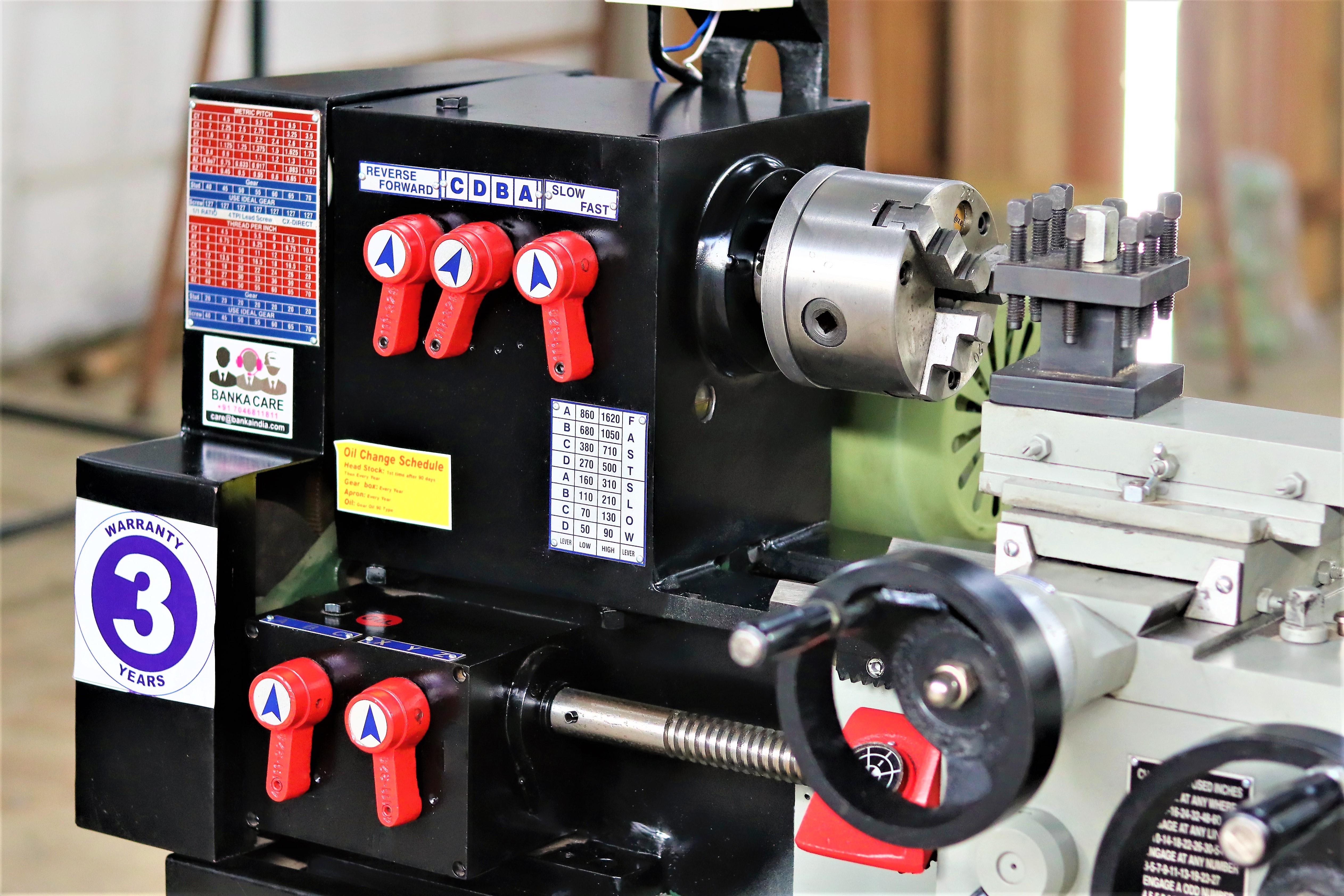 Semi Automatic Mini Lathe Bench Lathe