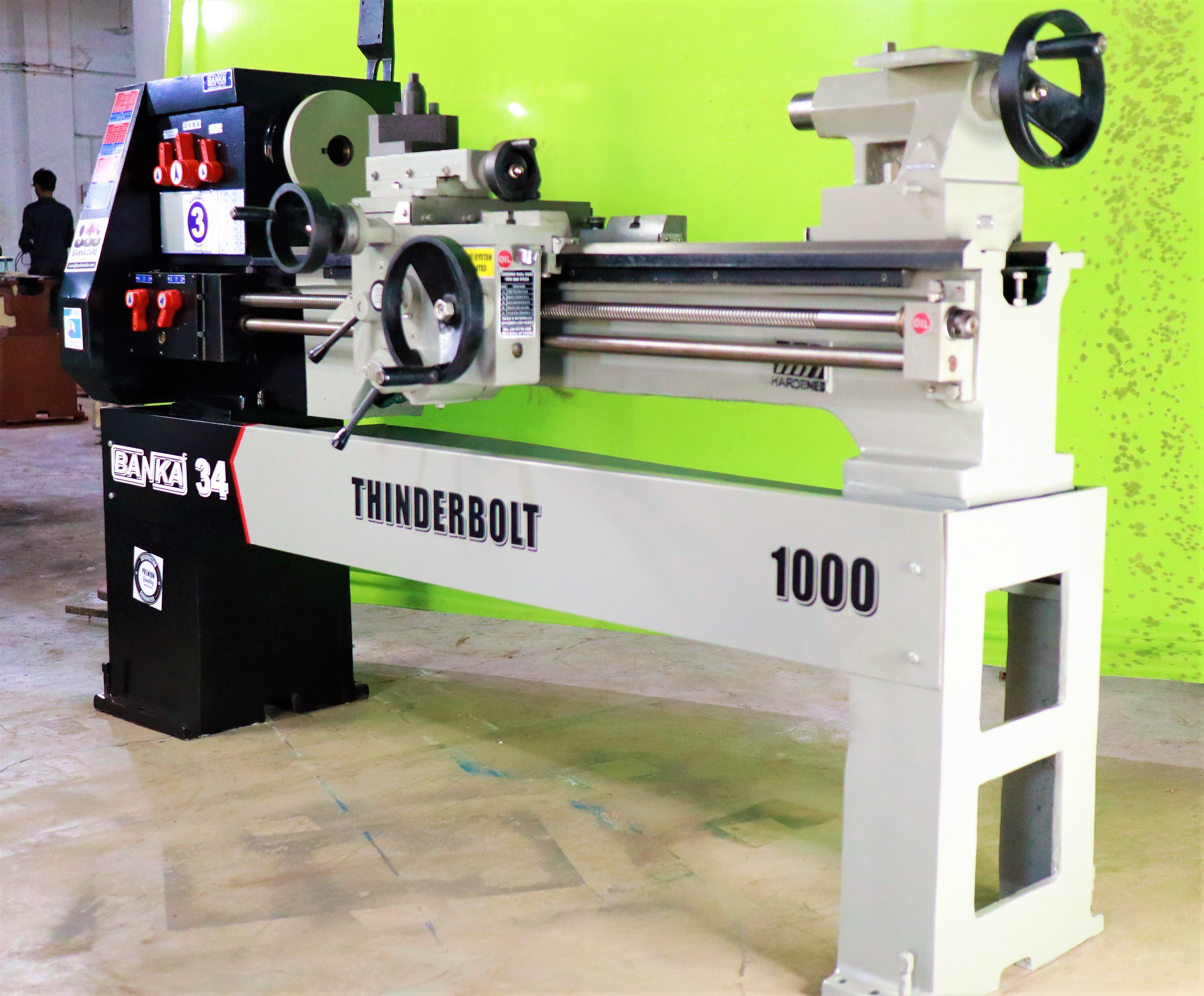 Semi Automatic Banka 34 All Gear Lathe Machine