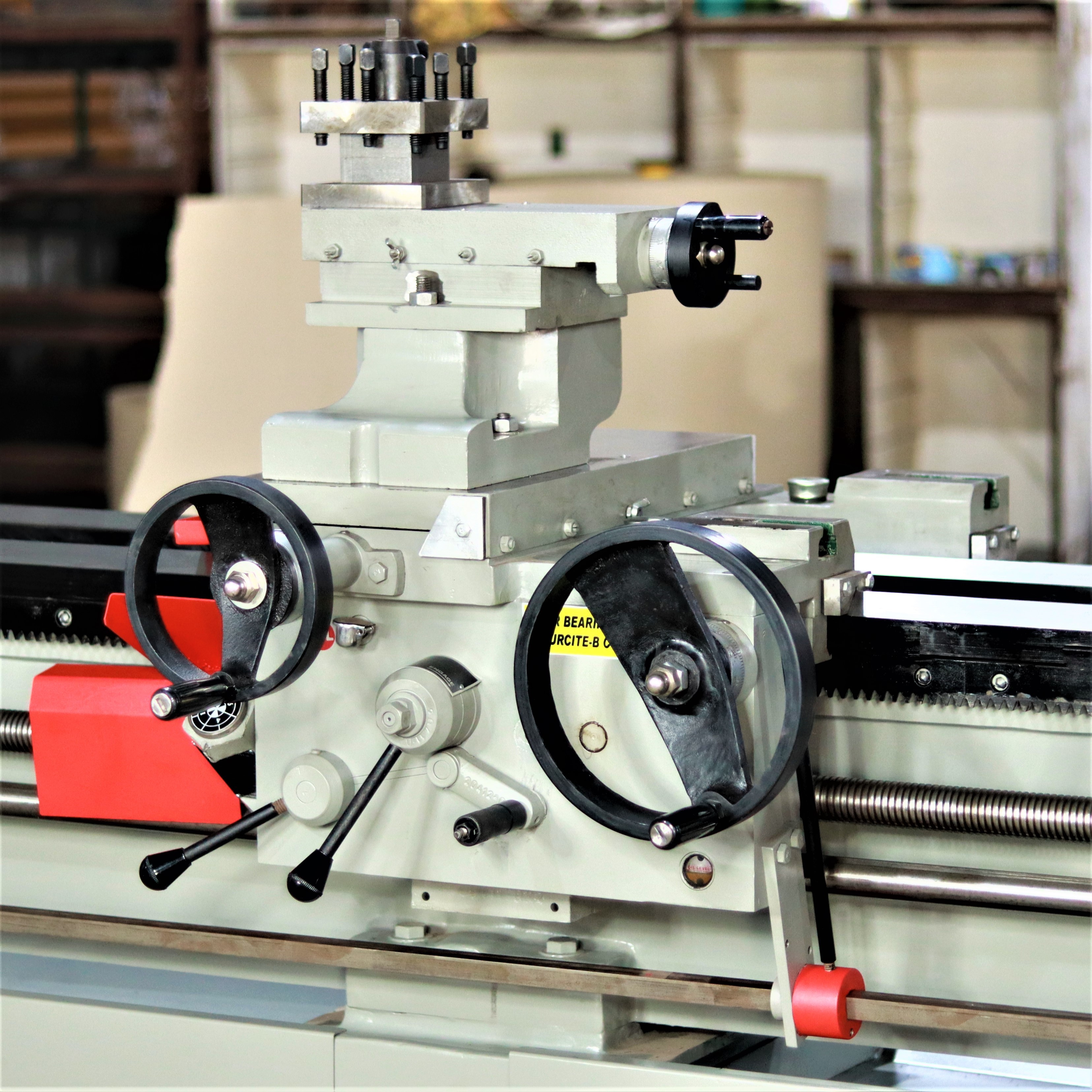 Semi Automatic All Gear Lathe Machine Model 60 - 9 /12/14 /16 - Feet