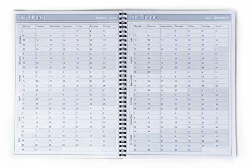 Mahavir Monthly Reminder 2022 - Medium Size - (Black) Spiral Binding