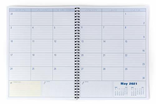 Mahavir Monthly Reminder 2022 - Medium Size - (Black) Spiral Binding