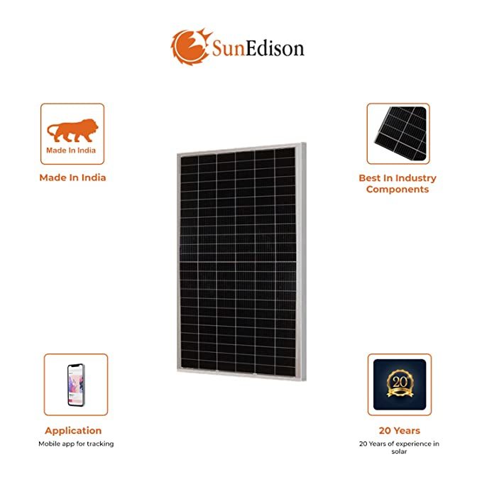 Sunedison Residential Hybrid 2-10 Kw Poly 330 Wp Rooftop Solar Panel System With 8 Hours Battery Backup