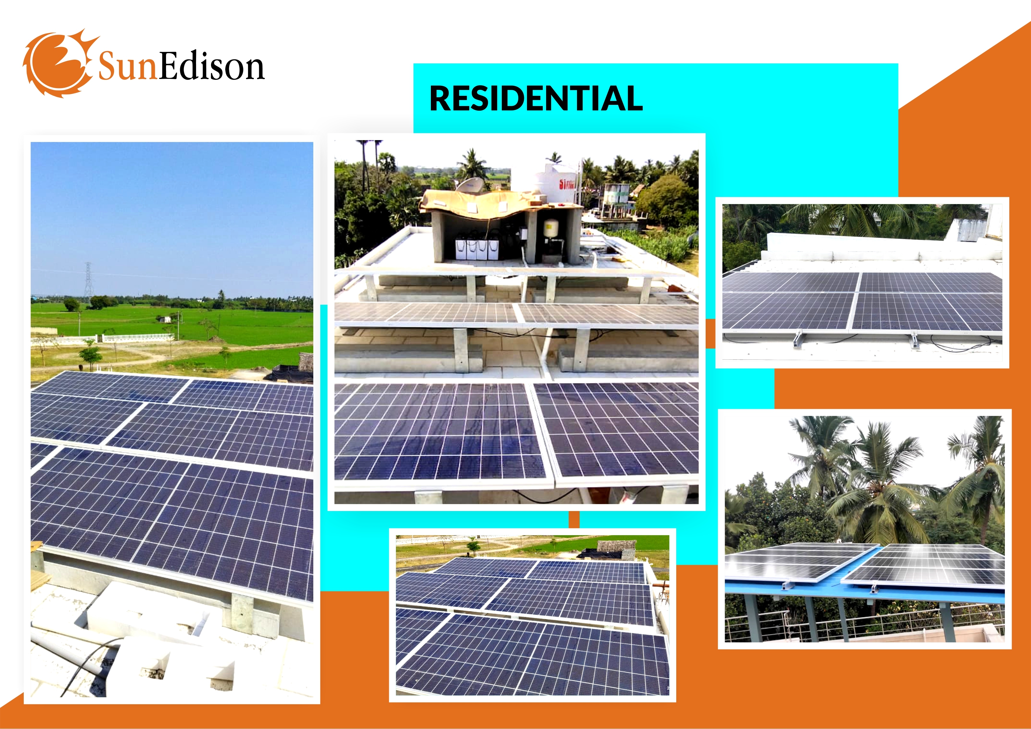 Sunedison Residential Hybrid 2-10 Kw Poly 330 Wp Rooftop Solar Panel System With 10 Hours Battery Backup